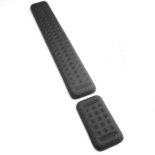 ISTAR  Keyboard Wrist Rest Memory Foam Mouse Wrist Rest, Ergonomic Keyboard Wrist Or Home, Office, Laptop, Desktop Computer, 2 Packs Large + Small