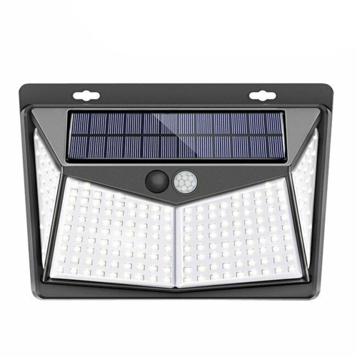 ISTAR  Solar Motion Sensor Lights Outdoor, 208 Led Courtyard Wall Lights, Wireless Sensor Security Flood Lights, 270° Wide Angle Lighting, Ip65