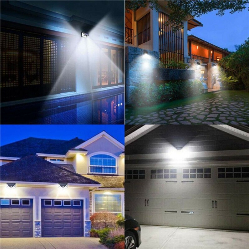 ISTAR Solar Motion Sensor Lights Outdoor, 208 LED Courtyard Wall Lights, Wireless Sensor Security Flood Lights, 270° Wide Angle Lighting, IP65