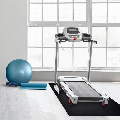 Insignia Exercise Equipment Mat - Large - Black
