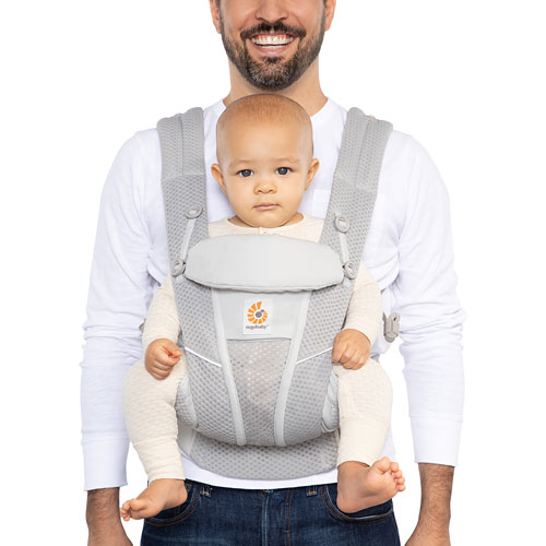 Ergobaby Omni Breeze Four Position Baby Carrier - Pearl Grey