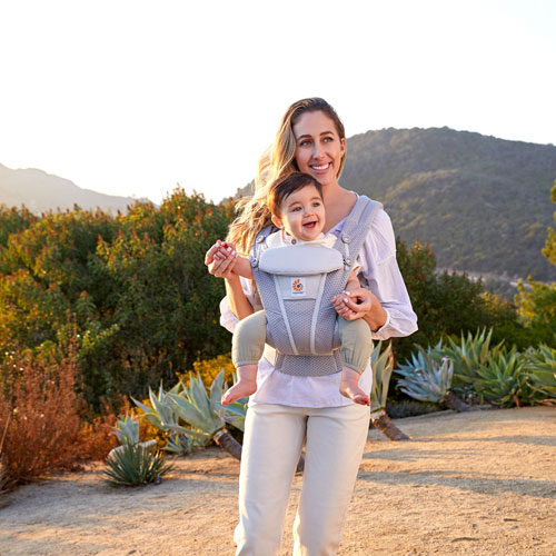 Ergobaby Omni Breeze Four Position Baby Carrier - Pearl Grey