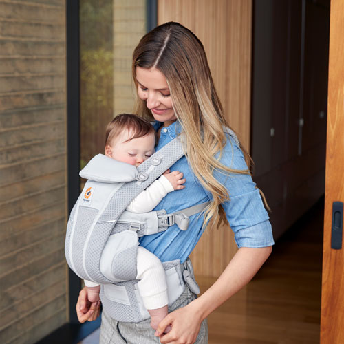 Ergobaby Omni Breeze Four Position Baby Carrier - Pearl Grey
