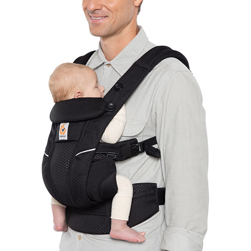 Ergobaby Omni Breeze Four Position Baby Carrier - Onyx Black