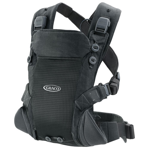 Graco Cradle Me Lite Three Position Baby Carrier - Charcoal Grey