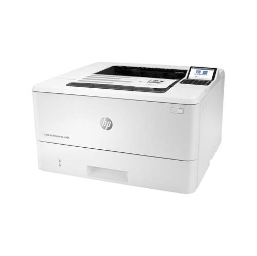 HP LaserJet M406dn Monochrome Desktop Laser Printer - White -