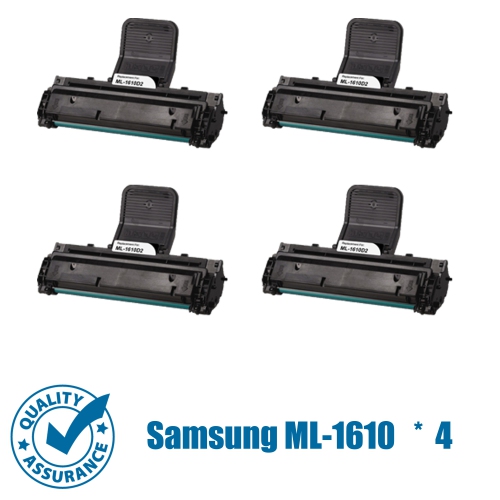 Printer Pro™ 4 Pack Samsung ML-1610D2(ML1610/1610) Compatible Black Toner Cartridge- ML1610/2010/2510/2570/2571/SCX4521F/4321