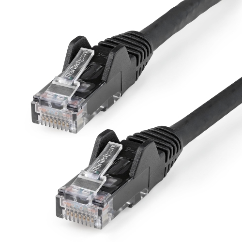 StarTech 15ft LSZH CAT6 Ethernet Cable-Black (N6LPATCH15BK)