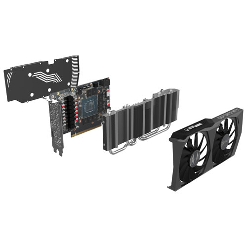 Carte graphique NVIDIA GeForce RTX 3060 Twin Edge OC de ZOTAC avec mémoire GDDR6 de 12 Go