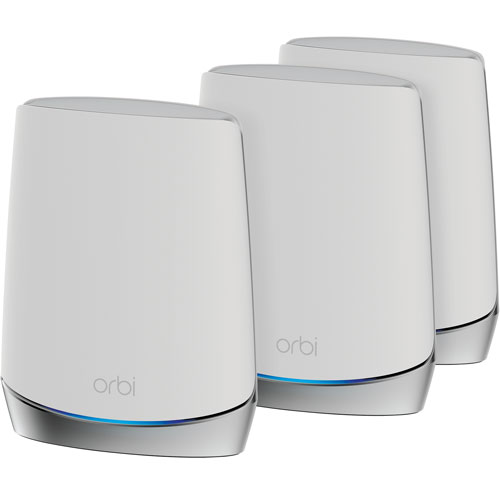 NETGEAR Orbi 8-Stream Tri-Band AX4200 Whole Home Mesh WiFi 6 System - 3 Pack