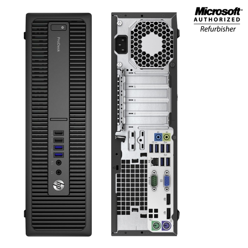 Refurbished - Business PC - HP EliteDesk 800 G2 SFF Desktop Computer Intel Core i5 6500@3.2GHz 32GB DDR4 RAM 1TB SSD Windows 10 Home Keyboard and
