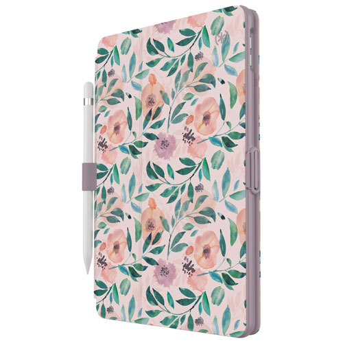 Speck Stylefolio Case for iPad 10.2" - Watercolour Roses/Washed Lilac