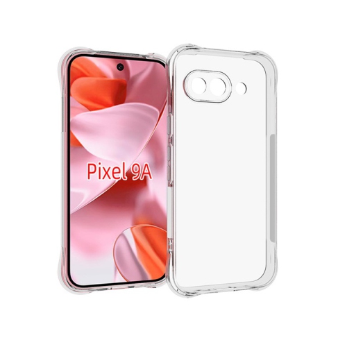 TopSave – Étui en caoutchouc de gel souple pour Pixel 9a de 6,3&nbsp;po de Google, transparent