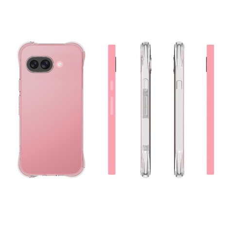 TopSave – Étui en caoutchouc de gel souple pour Pixel 9a de 6,3 po de Google, transparent