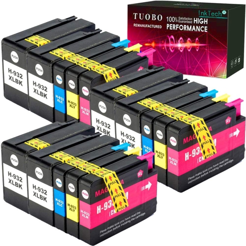 Compatible Hp 932xl Hp 933xl Ink Cartridge Combo High Yield Bk C M Y 15pack For Hp Officejet 6700 6600 6100 7612 7610 7110 Axgear Best Buy Canada