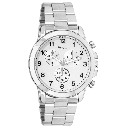 Men's Analogue Watch Big Case Chronograph Design | Ferretti FT16801