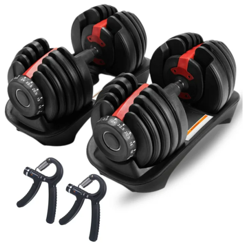 IMFit 5lb-52.5lb Adjustable Dumbbell | Free Hand Grip Strengthener(Quantity: 2 Dumbbells) | next day shipping included
