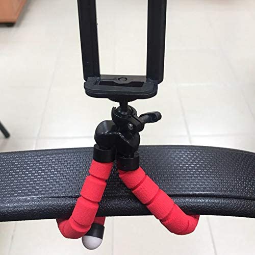 Flexible Mini Phone Tripod Sponge Octopus for Mobile & Camera, Black