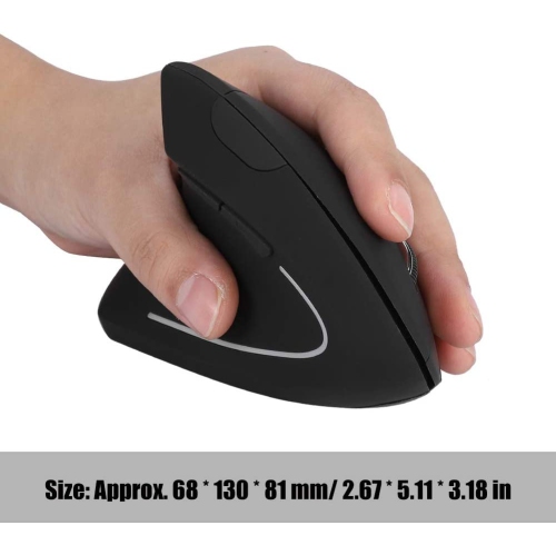 SAMA  Wireless Vertical Mouse Left-Handed 2.4Ghz USB Ergonomic