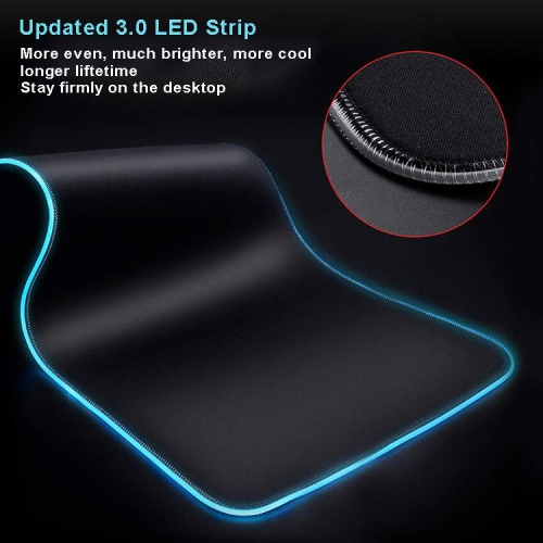 SAMA High quality extended large gaming mouse pads led RGB with 10w wireless charger