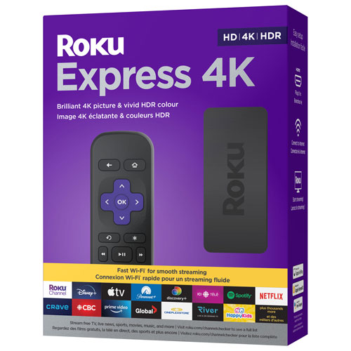 Roku Express 4K Media Streamer with Remote