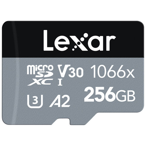 Lexar Professional 1066x 256GB 160MB/s microSDXC UHS-I Memory Card