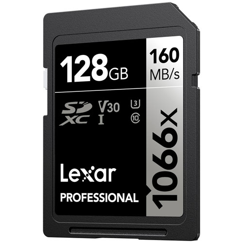 Lexar Professional 1066x 128GB 160MB/s SDXC UHS-I Memory Card