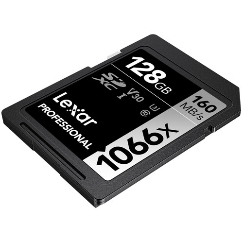 Lexar Professional 1066x 128GB 160MB/s SDXC UHS-I Memory Card