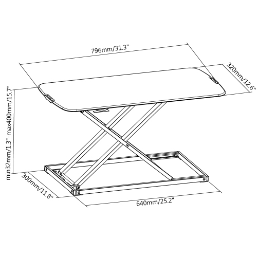 TygerClaw Tabletop Workstation