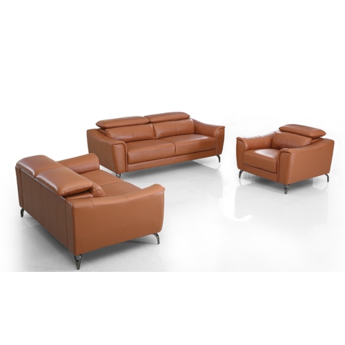 ViscoLogic DUKE Genuine Leather Living Room