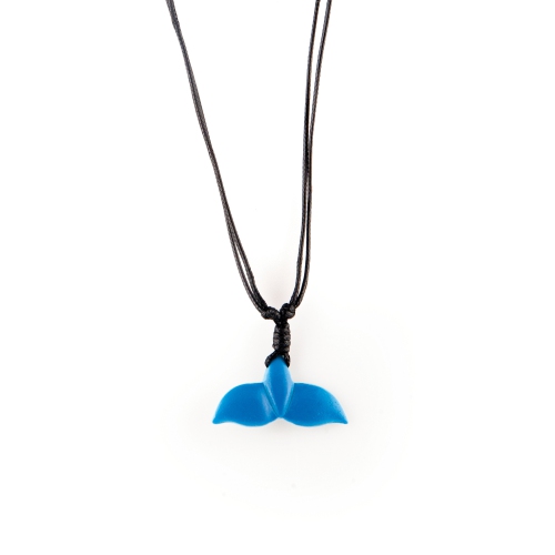 Collier changeant de couleur - Queue de baleine - Blanc à bleu par DeSol pour femme - Collier 1 Pc