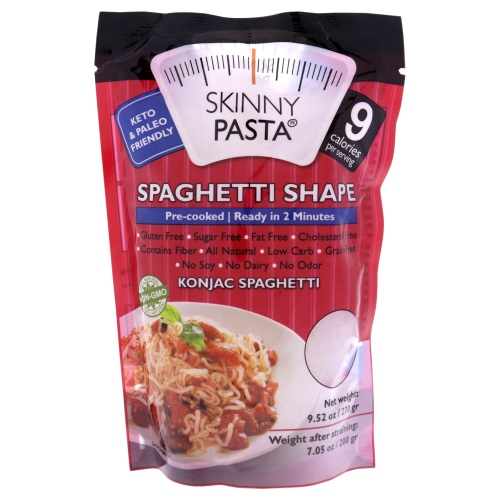 Nouilles spaghetti biologiques de Skinny Pasta pour unisexe - 9,5 oz de nouilles