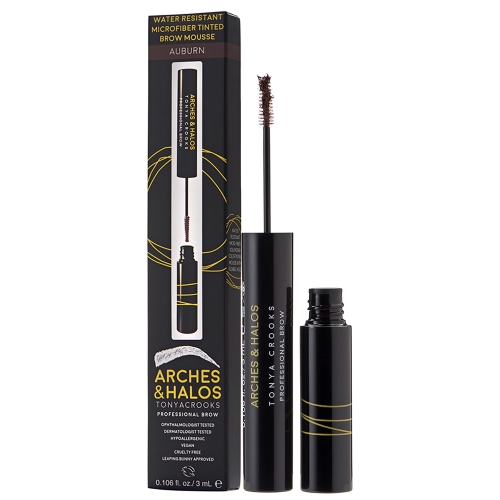 Microfiber Tinted Brow Mousse - Auburn by Arches and Halos for Women - 0.106 oz Mousse