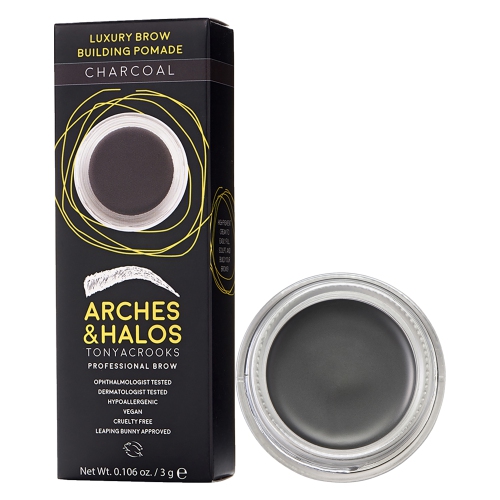 Pommade de renforcement des sourcils de luxe - Charbon par Arches and Halos pour femme - Pommade de 0,106 oz