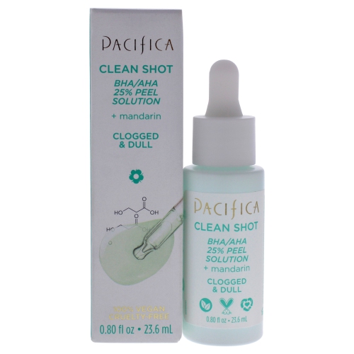 PACIFICA  Clean Shot Bha-Aha 25 Percent Peel Solution By for Unisex - 0.8 OZ Treatment