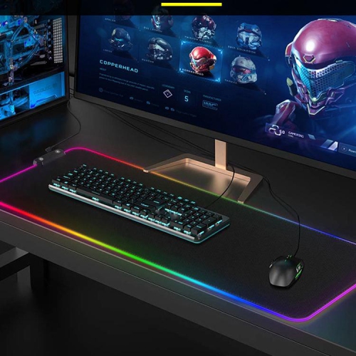SAMA non-slip waterproof extra large RGB gaming mouse pad LED RGB