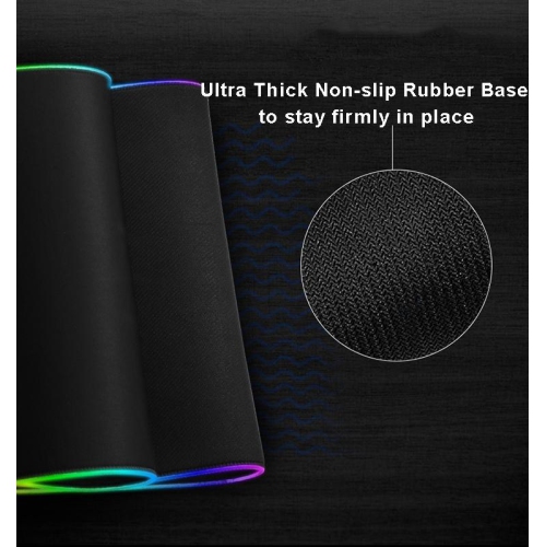 SAMA non-slip waterproof extra large RGB gaming mouse pad LED RGB