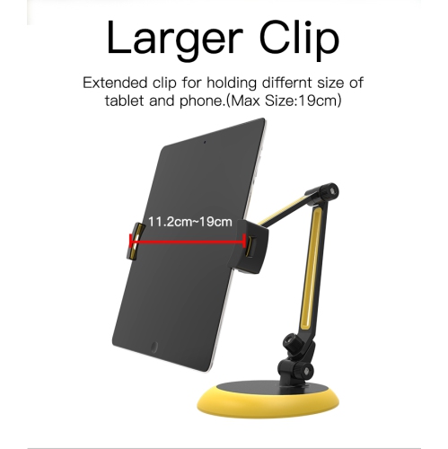 YESIDO C33 | SMART TABLET HOLDER | 360 DEGREE ROTATION | ADJUSTABLE