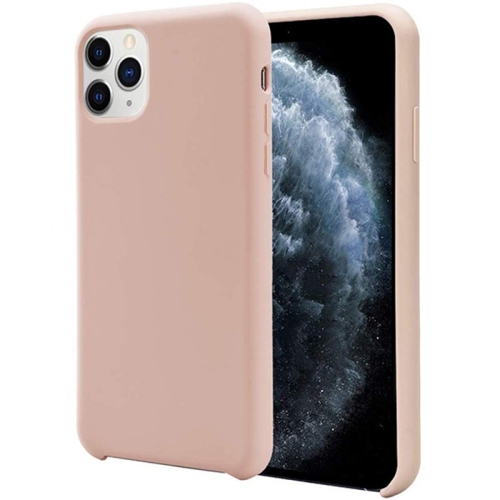 【CSmart】 Premium Silm Soft Liquid Silicone Gel Rubber Back Case Back Cover for iPhone 11 Pro, Rose Gold