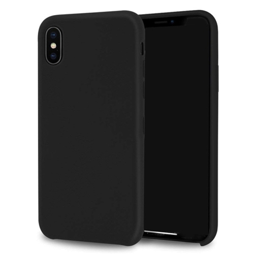 【CSmart】 Premium Silm Soft Liquid Silicone Gel Rubber Back Case Back Cover for iPhone Xr, Black