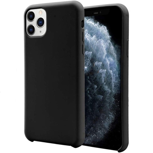 【CSmart】 Premium Silm Soft Liquid Silicone Gel Rubber Back Case Back Cover for iPhone 11 Pro, Black