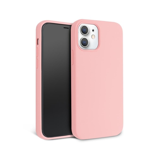 [CSmart] Étui arrière en gel souple et souple silicone souple de qualité supérieure pour iPhone 12 mini, rose