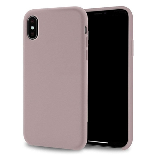【CSmart】 Premium Silm Soft Liquid Silicone Gel Rubber Back Case Back Cover for iPhone Xr, Rose Gold
