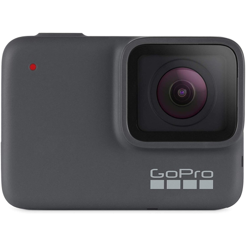 GoPro HERO7 Silver Waterproof Digital Action Camera with Touch Screen 4K HD Video 12MP Photos (Refurbished)