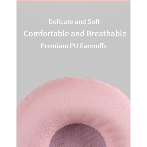 SAMA Kids light up cat ear Headset 3.5mm , Pink