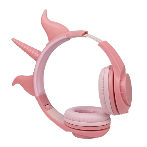 SAMA Kids light up cat ear Headset 3.5mm , Pink