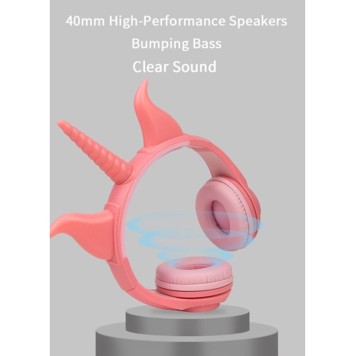 SAMA Kids light up cat ear Headset 3.5mm , Pink