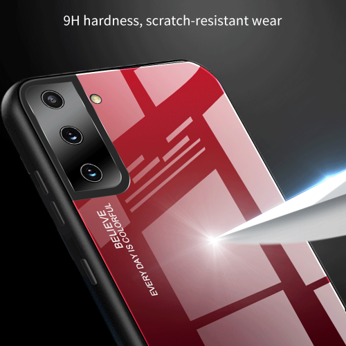 Gradient Tempered Glass Phone Case Cover For SAMSUNG S21 Ultra