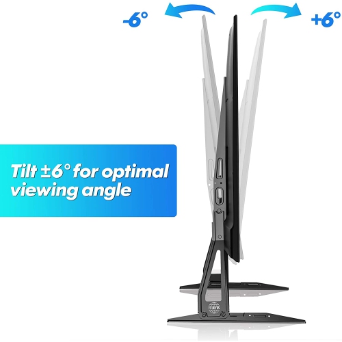 FITUEYES TV Leg for 32 to 60 inch Flat Screen TV Stand Base on Table , MAX VESA 600x400mm