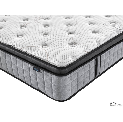 Matelas hybride à ressorts ensachés Bliss Bamboo 12 po avec mousse à mémoire gel frais de Rerest Therapy